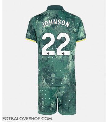 Tottenham Hotspur Brennan Johnson #22 Dětské Alternativní Dres 2024-25 Krátký Rukáv (+ trenýrky)